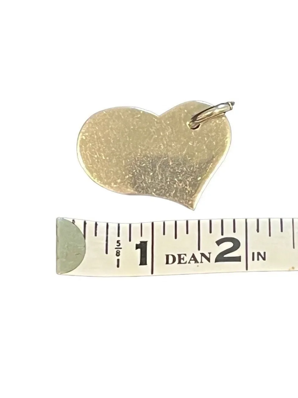 Large Sterling silver heart pendant